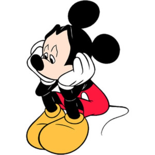 Mickey sad